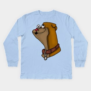 Weird Looking Doggie Kids Long Sleeve T-Shirt